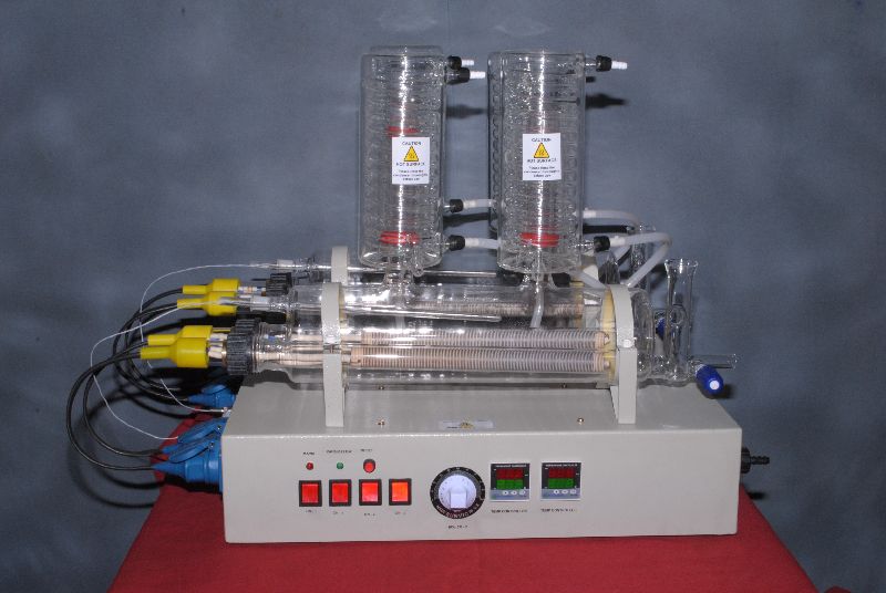 All Quartz Double Distiller with 3 Level Safety Control 8-10 LPH