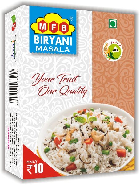 MFB Natural/Organic Natural biryani masala, Certification : FSSAI