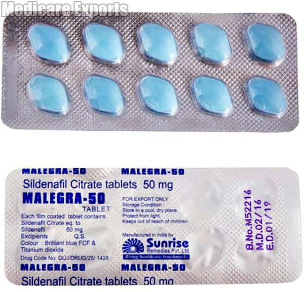 Malegra 50 mg price in india