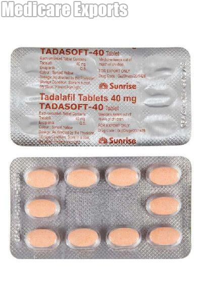 Tadalafil Tabletas 40 Mg
