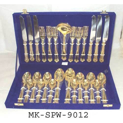 24 Karat Gold Plated Cutlery Set