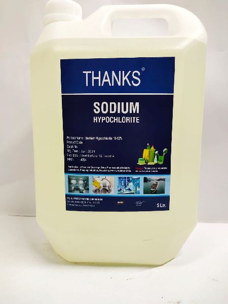 Thanks Sodium Hypochlorite, Form : Liquid