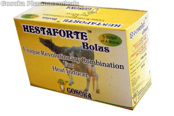 Gosoka Hestaforte Bolus, for Animals Use, Packaging Type : Box