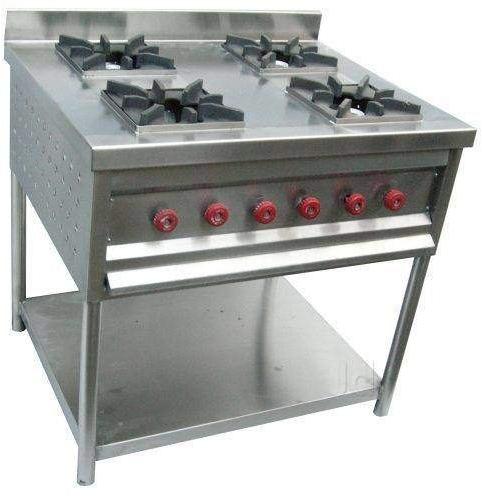 Bhawani Engineering SS Four Burner Gas Stove