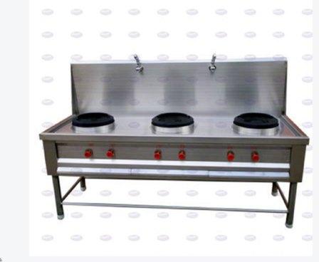 Bhawani Engineering Stainless Steel Triple Burner Gas Stove