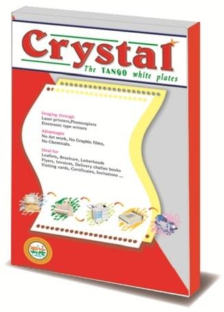 Crystal Tango Mini Offset Polyester Plate, Packaging Type : Printed Corrugated Box