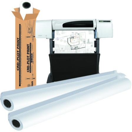 White Inkjet Plotter Paper, Size : 12, 24, 36, 42, 48 - 50, 100, 150 Meters