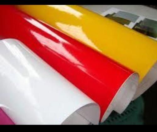 Self Adhesive Vinyl Sheet, Color : Red, Yellow, White, Etc