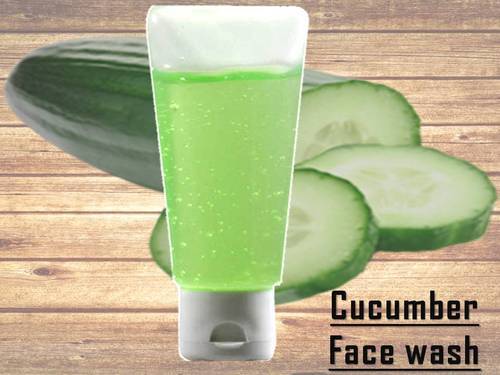 Cucumber Face Wash, for Normal, Form : Gel