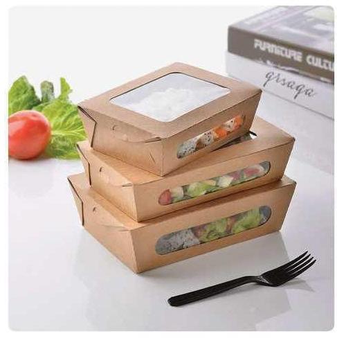 GPS Kraft Paper Salad Boxes