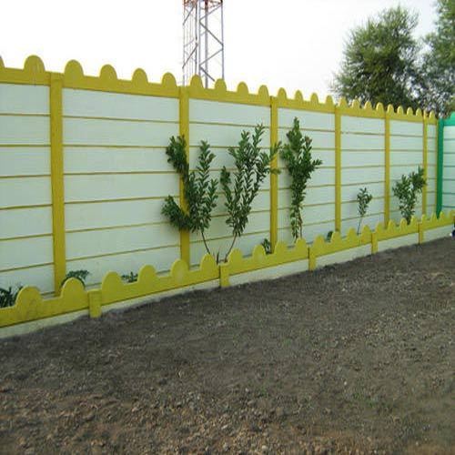 Paint Coated Concrete Compound Wall, for Boundaries, Construction, Feature : High Strength, Termite Proof