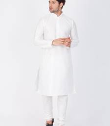 Plain Cotton Mens Full Sleeves Kurta, Feature : Anti-Wrinkle, Comfortable