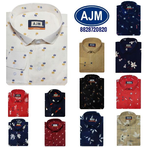 Shirt Manufacturer Wholesale Cotton Fabric AJM Exports