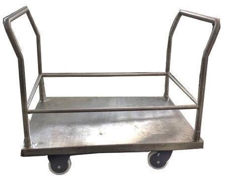 Mild Steel Material Handling Trolley, Feature : High Strength, Rust Proof