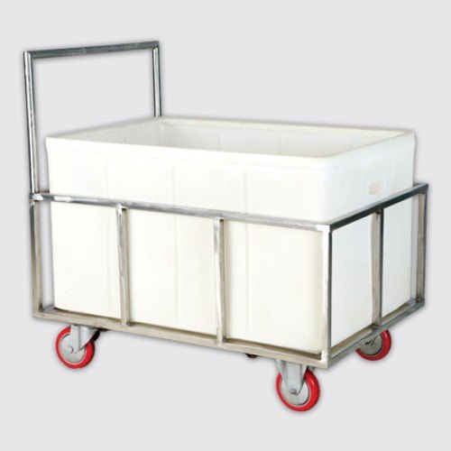 Stainless Steel Garbage Trolley, Feature : Easy Operate, Moveable, Rustproof