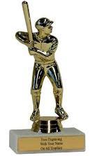Plain Brass Baseball trophy, Color : Golden, Brown, Yellow