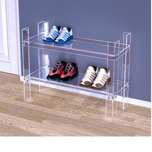 Acrylic Shoe Stand, Shape : Rectangular