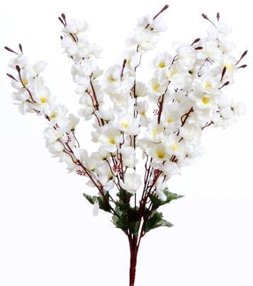 VCK Greens Polyester Artificial Cherry Blossom Flowers, Occasion : Wedding decorations, Party etc.