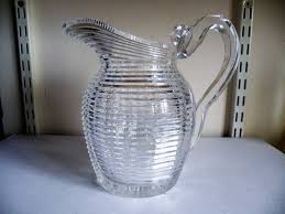 Round Step Glass Jug, for Serving Water, Storing Capacity : 255 gms