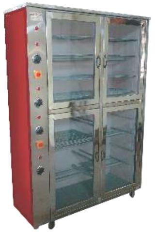 Metal 16 Tray Hot Case, for Bakery, Restaurant, Feature : Fast Heating, Long Life, Rust Resistance