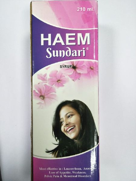 Haem Sundari Syrup, for Health Supplement, Form : Liquid