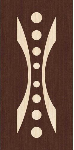 Lam Art Wooden Printed Kraft Paper Plywood Door Skin, Shape : Rectangular