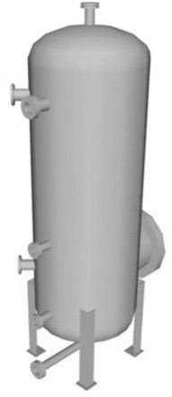 MS Industrial Air Receiver Tank, Storage Capacity : 500 Liter