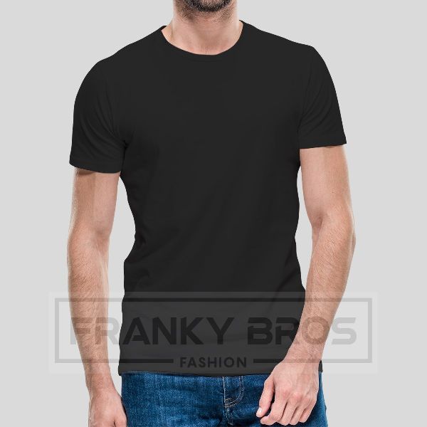 Mens Plain Round Neck T-Shirt