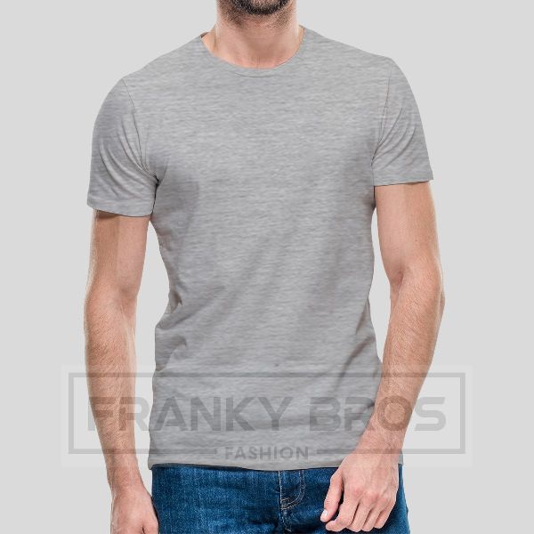 Mens Plain Round Neck T-Shirt