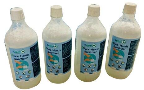 Neem Plus hand sanitizer, Packaging Size : 1 Litre