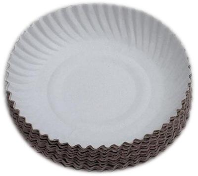 Round Plain Paper Plate, for Party, Event, Feature : Eco Friendly