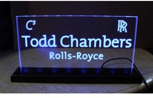 Rectangular LED Name Plate