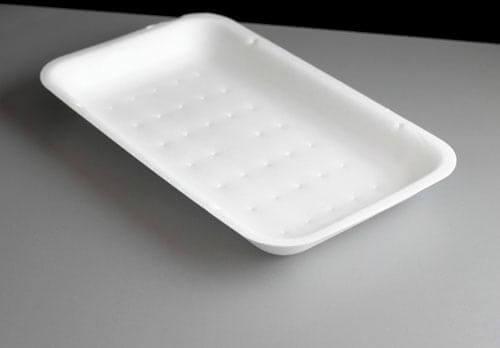12 Inch Rectangle Thermocol Bowls, Color : White