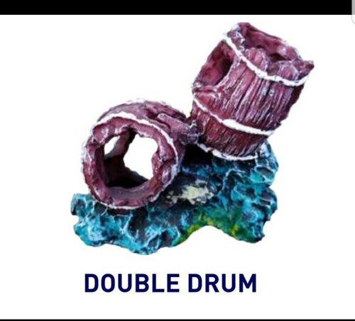 100-200 Gm Double Drum Aquarium Toy, Feature : Attractive Pattern, Fine Finished, Light Weight