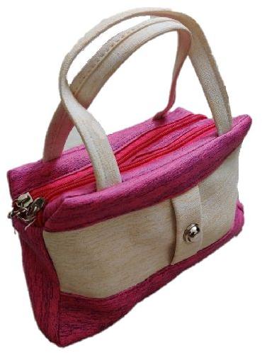 Threesters 3 Zipper Rexine Gift Bag, Color : Pink