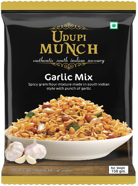 Udupi Munch Garlic Mix, for Snacks, Home, Office, Restaurant, Hotel, Certification : FSSAI Certified