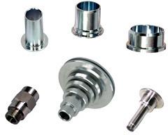 Polished Stainless Steel Precision Turning Components, for Lathe Machine Use, Size : Standard