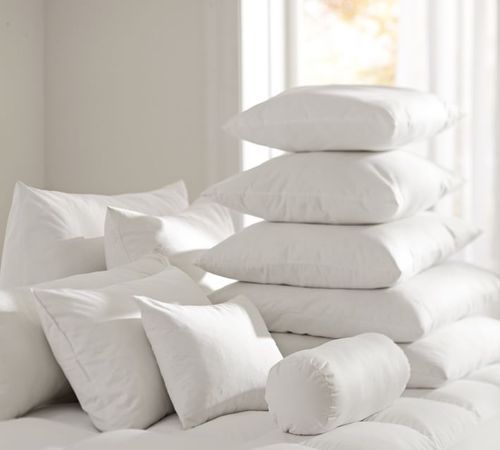 Kinkob Plain 100-300 gm Hotel Cushion Fillers, Color : White
