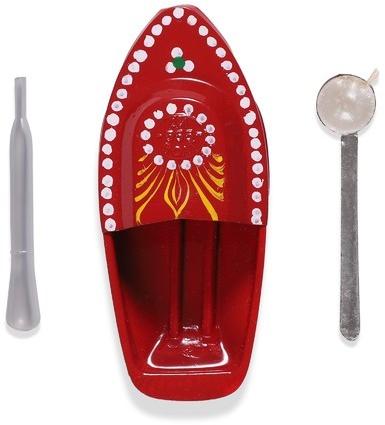 Tin Toy Boat, Color : Red