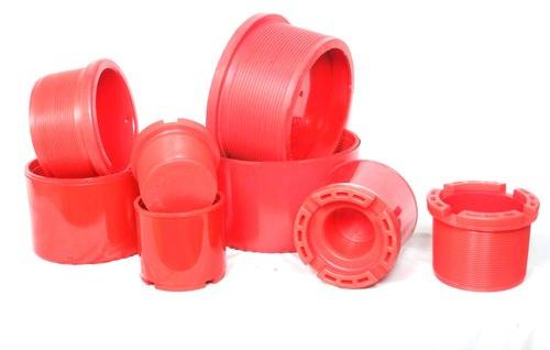Plastic Precision Composite Thread Protector, for Industrial, Color : Red