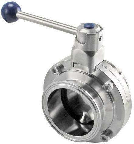 Low Pressure Stainless Steel Clamp Butterfly Valve, Size : 2.5 inch