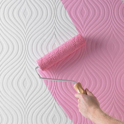 Paintable wallpaper, Shape : Square