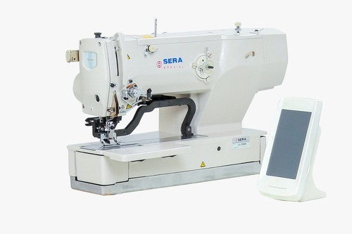 SR-1790 Electronic Button Hole Sewing Machine, Color : White