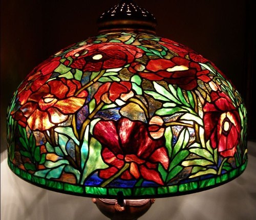 Glass Lamp Shade Style Antique At, Antique Leaded Glass Lamp Shades