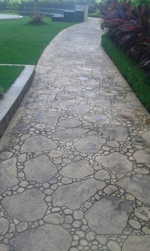 Rubber Stamped Concrete Flooring