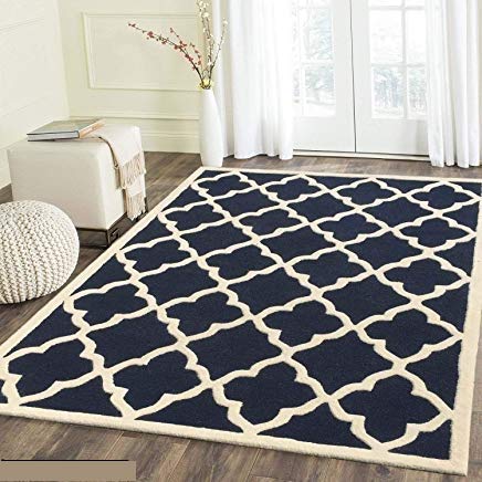 Rectangular Cotton Handmade Tufted Rugs, for Home, Hotel, Office, Feature : Easily Washable