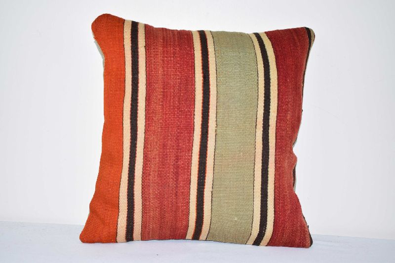 Square Cotton Turkish Kilim Cushion Covers, for Chairs, Sofa, Feature : Easy Wash, Shrink Resistant