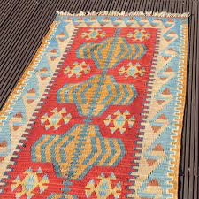 Embroidered Cotton Vintage Kilim Runners, Shape : Rectangle
