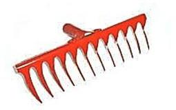 Mild Steel Garden Rake, Color : Red, Green