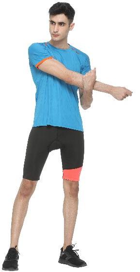 Plain Polyester Cycling Shorts, Size : M